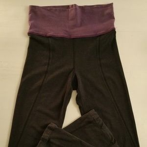 LULULEMON Athletic Purple Grey Long Flare Sweats